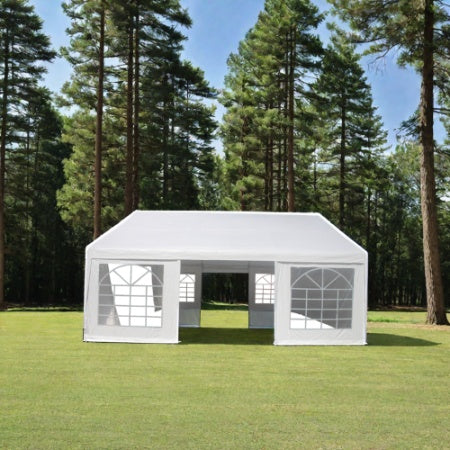 20x20 Feet Party Tent Heavy Duty Marquee Canopy Outdoor Wedding Tent Carport Events Shelter Tent For Parties BBQ With Storgae Carry Bags
